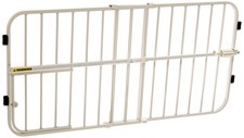 Carlson 24-38" Lil Tuffy Expandable Metal Dog Gate for Doorways, Indoor Pet G...