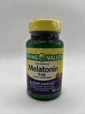 Spring Valley Melatonin 5mg Strawberry Date Exp: 04/30/26 - 120ct New Ref. 248
