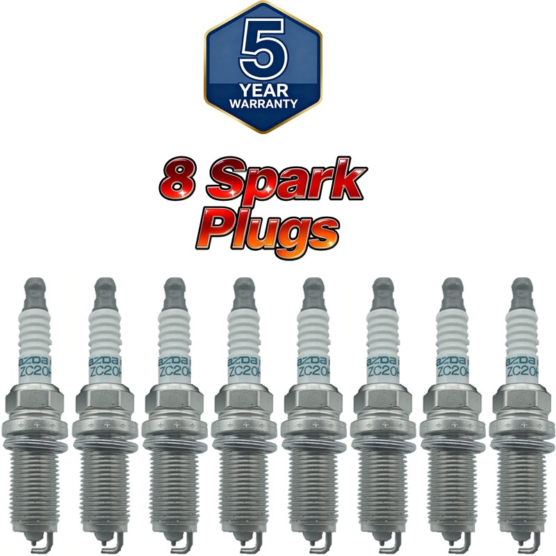 8PCS New Iridium Spark Plugs ZC20HPR11 PE5S-18-110 For Mazda 3 6 CX-3 CX-5