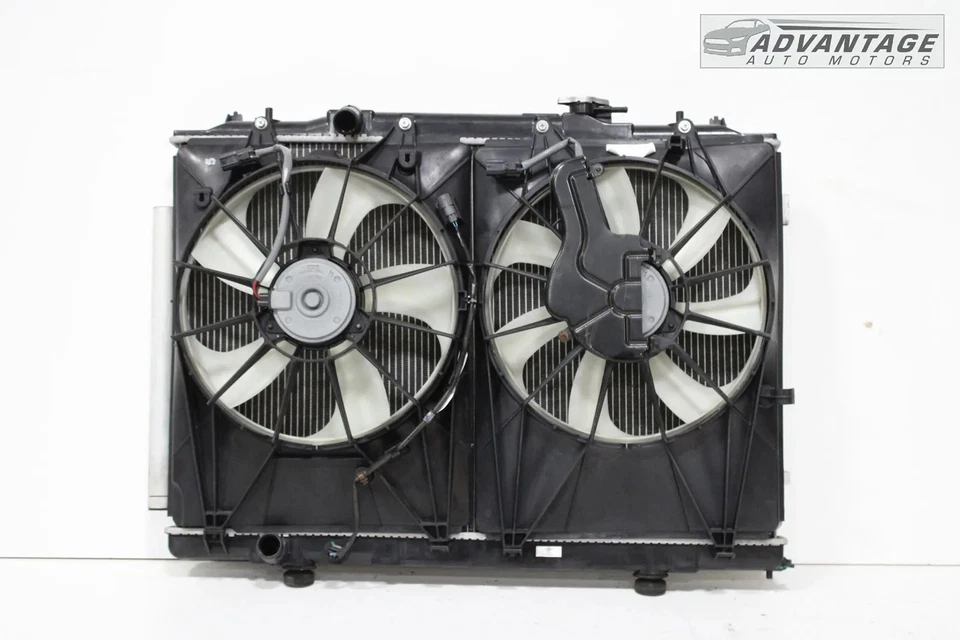 Honda Passport 2016-2024 3,5 L radiador aire acondicionado condensador motor de refrigeración eléctrico OEM Foto 2 de 4