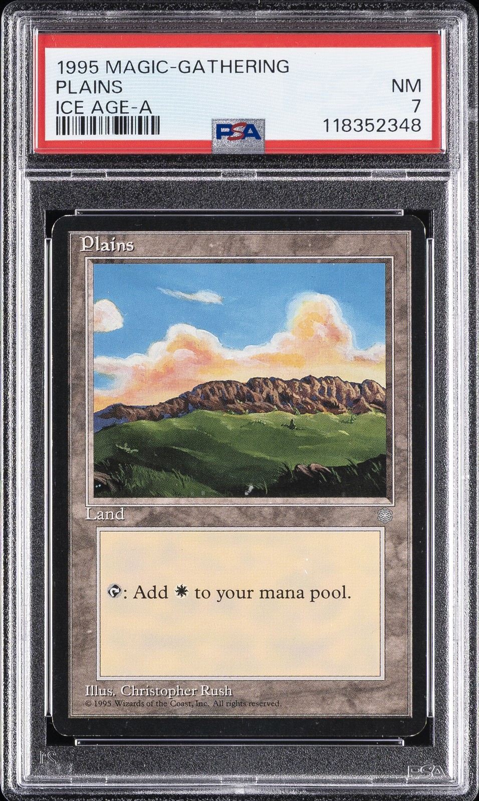 1995 MTG ICE AGE VER. 3 PLAINS PSA 7