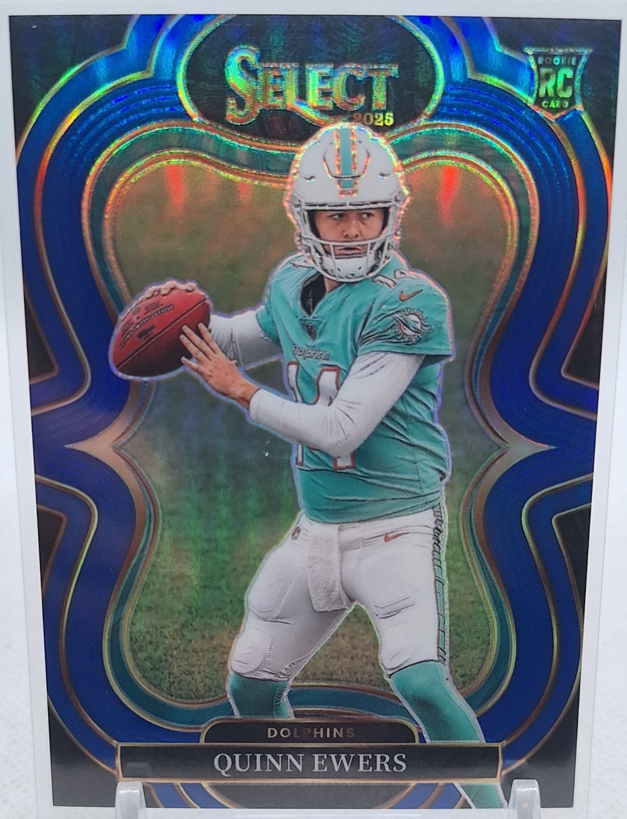 QUINN EWERS 2025 PANINI SELECT FOOTBALL BLUE PRIZM ROOKIE RC #20/99 SUITE LEVEL