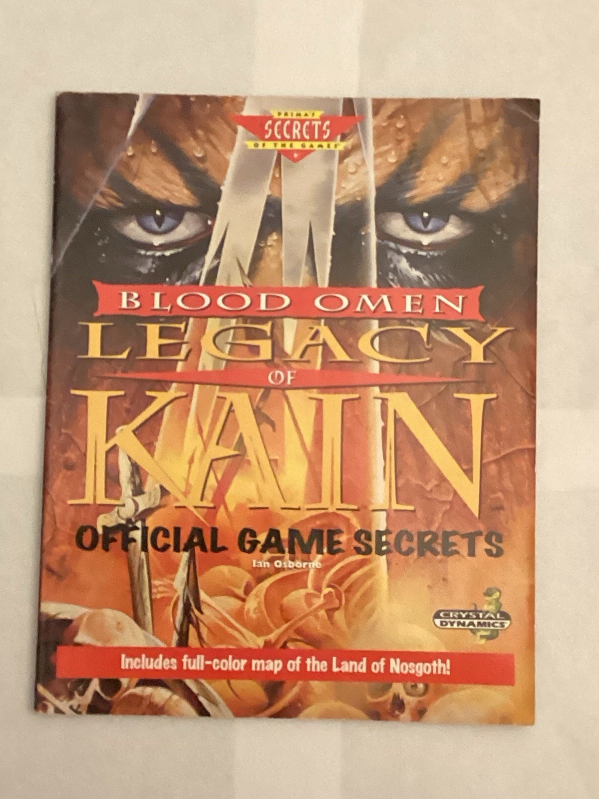 Blood Omen Legacy of Kain Strategy Guide with Poster Prima