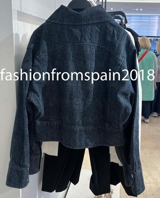 ZARAアウター ZARA NEW WOMAN Z1975 CROPPED DENIM JACKET BLUE BLACK XS-XL 7147