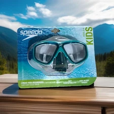 SPEEDO Surf Gazer Mask, Swim Goggles Unisex -KIDS 3-6 UV Protect With Nose Cover