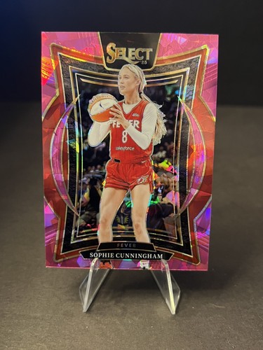 2025 Panini Select WNBA - Sophie Cunningham Pink Ice Prizm #12, Concourse Level