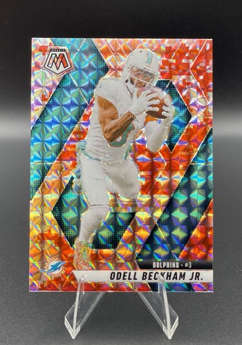 Odell Beckham Jr. [Camo Red] #189 2025 Panini Mosaic card