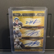 2024 Panini Select Hall Selections Hester Freeney Peppers Auto Gold /10