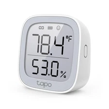 Tapo Smart Temperature and Humidity Monitor, 2.7" E-Ink Display, White
