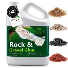 IVITA Mulch Glue for Landscaping, Rock Glue for Pea Gravel  Pea Gravel Glue