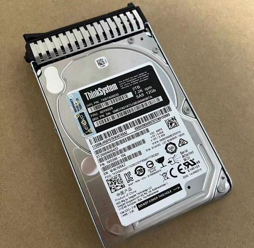 LENOVO 2TB 00YK024 7XB7A00035 7.2K 12Gb/s SAS 2.5" SFF 512n HARD DRIVE HDD - 第 3/5 張圖片