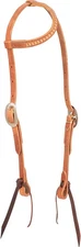 Martin Saddlery Rawhide Laced Single Ear Headstall - Premium Harness Leather