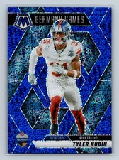 2025 Panini Mosaic #261 Tyler Nubin Blue Sparkle #/96 New York Giants