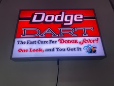 Dodge Dart Led Backlit Sign Mopar Garage Wall Light Dodge Dart Led Backlit Sign Mopar Garage Wall Light