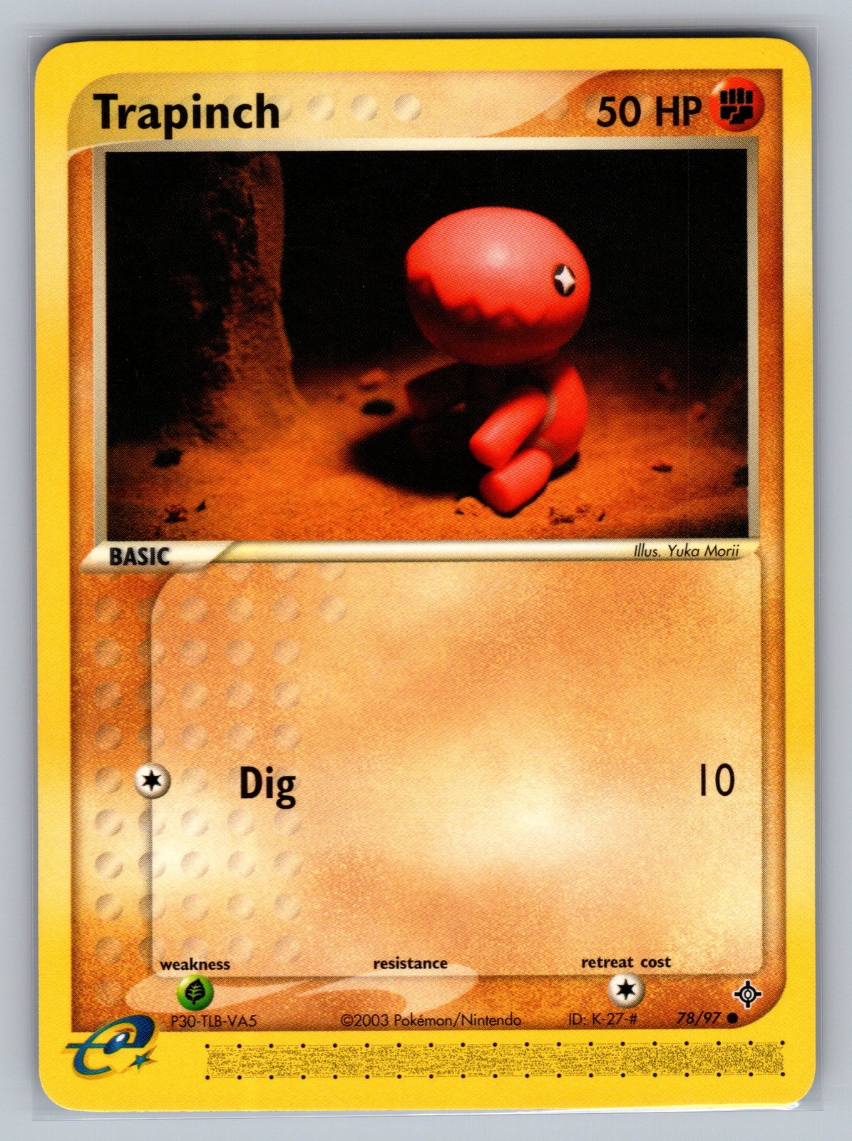 Trapinch Dragon #78/97 Common Pokemon Card