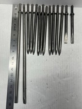 Lot Of 14 Air Hammer Bits Lot Of 14 Air Hammer Bits