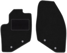 Fußmatten Automatten Vorne Velours Schwarz für Volvo S60 I 2000-2009