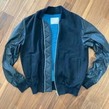 USED SACAI MA-1 ZIP-UP BLOUSON 13-00392 GOOD