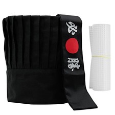 Hibachi Chef Hat Black2 