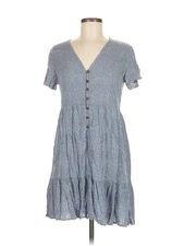 Romwe Women Blue Casual Dress M