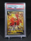 2022 pokemon Brilliant Stars Galarian Zapdos V 182/172 secret rare PSA 10 Gem Mt