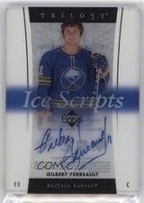 2005-06 Upper Deck Trilogy Ice Scripts Gilbert Perreault #IS-GP Auto HOF 18qo
