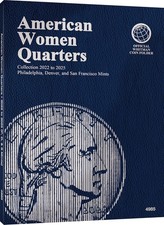 Whitman American Women Quarters Coin P - D - S Folder 2022-2025 Album Book
