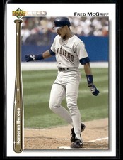 1992 Upper Deck #HR10 Fred McGriff Homerun Heroes Baseball Card 1102B
