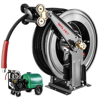 #ad Pressure Washer Hose Reel 50 ft x 3 8 in Retractable Hose Reel for Water Air... $375.84