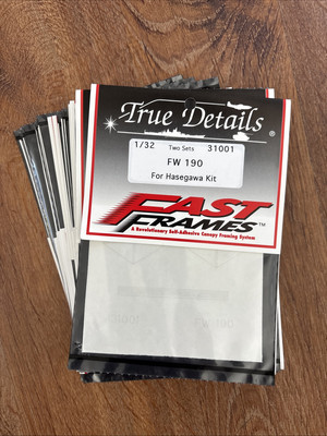 1/32 True Details Fast Frames Revolutionary Self-Adhesive Canopy Framing System