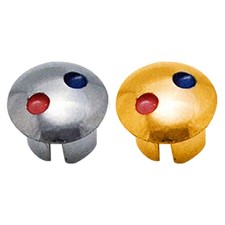 Hot/Cold Indicator 20PCS Faucet Handle Index Buttons Faucets Replacement