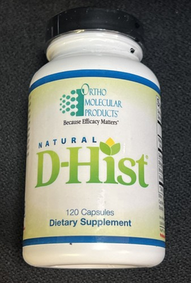 #ad Ortho Molecular d hist 120ct SEALED NEW $47.99