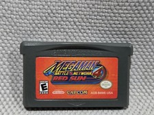 MegaMan Battle Network 4: Red Sun (Nintendo Gameboy Advance, 2004) GBA Authentic