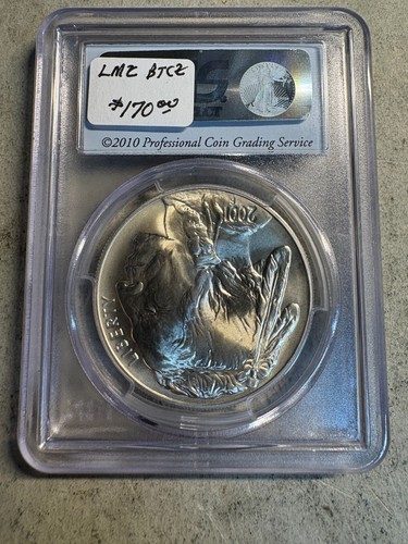 2001-D American Buffalo Commemorative Silver Dollar PCGS MS69 "Black Diamond" - Picture 2 of 4