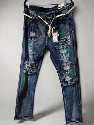 NWT Women's Distressed Jeans Rue 21 Skinny Size 34/32 Supreme Flex