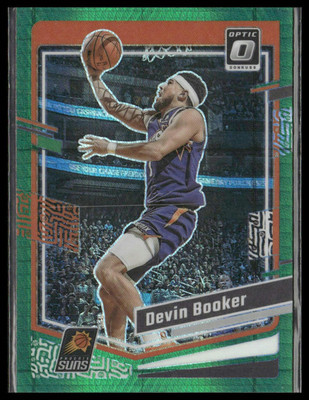 2023-24 Donruss Optic #44 Devin Booker Hyper Green