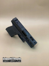 Glock 43/43X Black LWP Complete Slide RMSc w/ Black Ported - UPPER ONLY