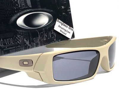 NEW Oakley GASCAN Matte Sand Tan Frame Grey Lens Sunglass 9014-E1