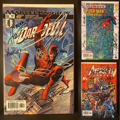Avengers Finale - Daredevil #65 - Ult. Spidey Super Special SIGNED 16x Creators