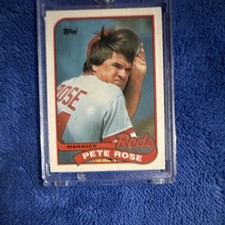 Topps 1989 Pete Rose Manager #505 Cincinnati Reds MLB Base Set Baseball Card