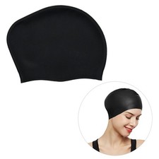 Swim Pool Hat Hair Ear Silicone Swimming Hat