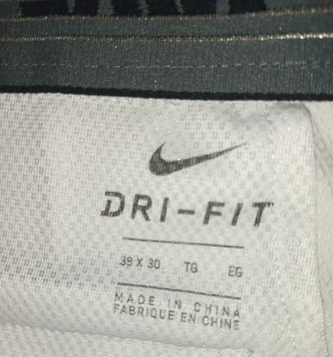 Nike Dri Fit Golfhose Herren 38x30 weiß Stretch leichter Gummibund - Bild 3 von 10