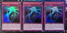 3x Dimensionstrugbild MVP1-DE025 Ultra Rare 1.Auflage DEUTSCH PLAYSET Yu-Gi-Oh