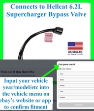 Fits Dodge Hellcat 6.2l Supercharger Bypass Valve Connector Plug Wiring Pigtail