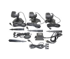 Three-Light LED Spotlight Aquarium Lamp Kit for Fountain Fish Pond, Water Garden