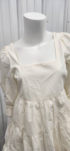 SALE-New /Defects: Madewell White Women's Dress Size 4 / Made in India - Picture 9 of 12
