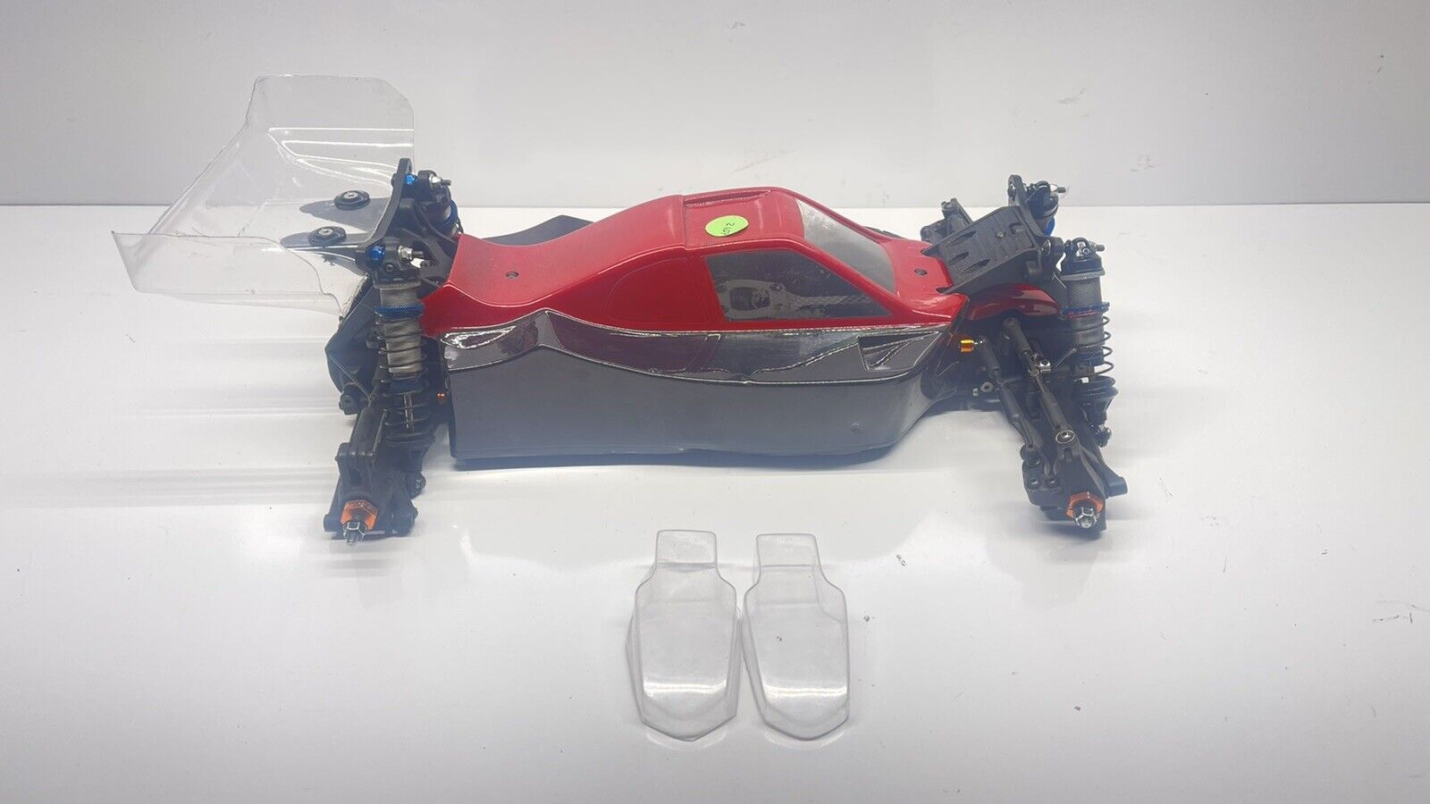 Hot Bodies D413 Slider/Roller W Carbon Chassis & Body Rc Part #6592