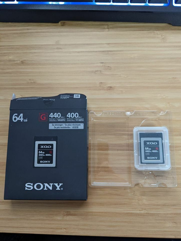 Sony Professional XQD G Series QDG64FJ Card - 64GB 時間指定不可 ラッピング無料 Memory
