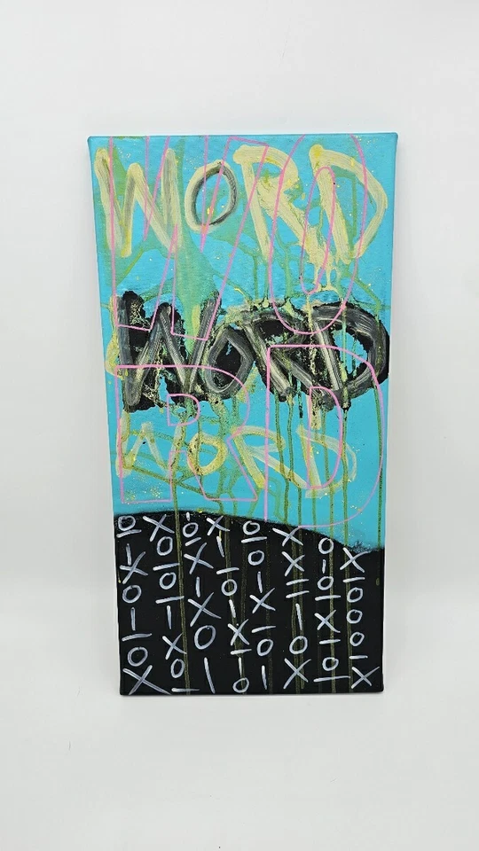 Graffiti Tipografía Original Arte Basado en Texto por el artista de Arizona BRUHSERKO Foto 2 de 4