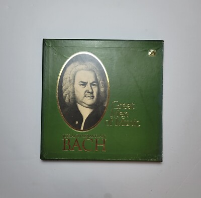 JOHANN SEBASTIAN BACH-GREAT MEN OF MUSIC--4 LP SET--VINYL ALBUM